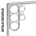 Husă Samsung Galaxy S23 Ultra, transparentă, din PC și TPU, transparent