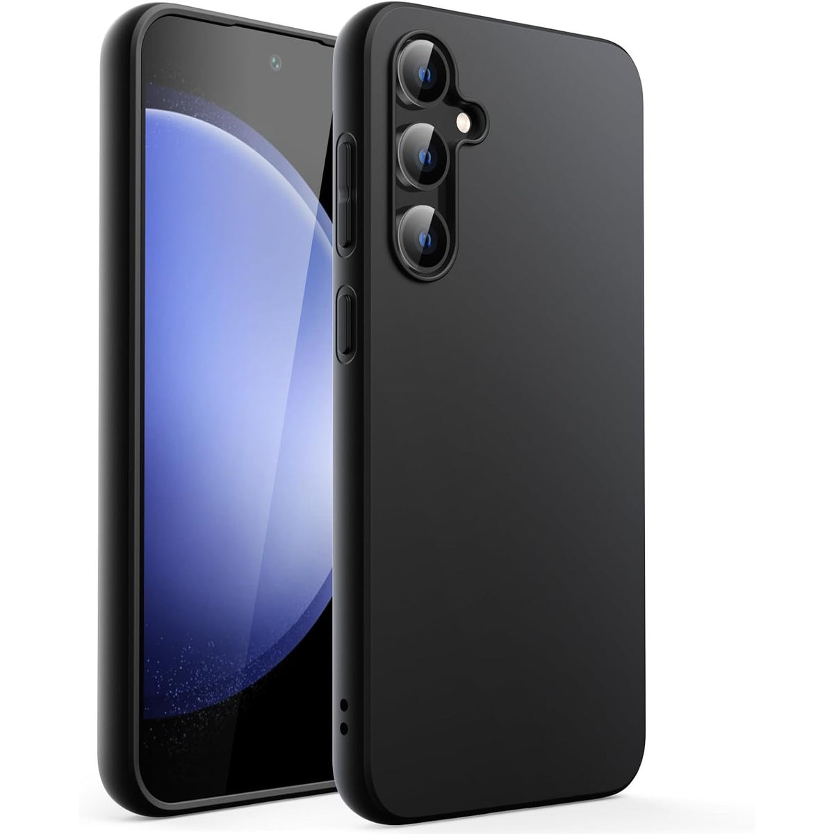 Husă Samsung Galaxy S24 FE, mată, negru