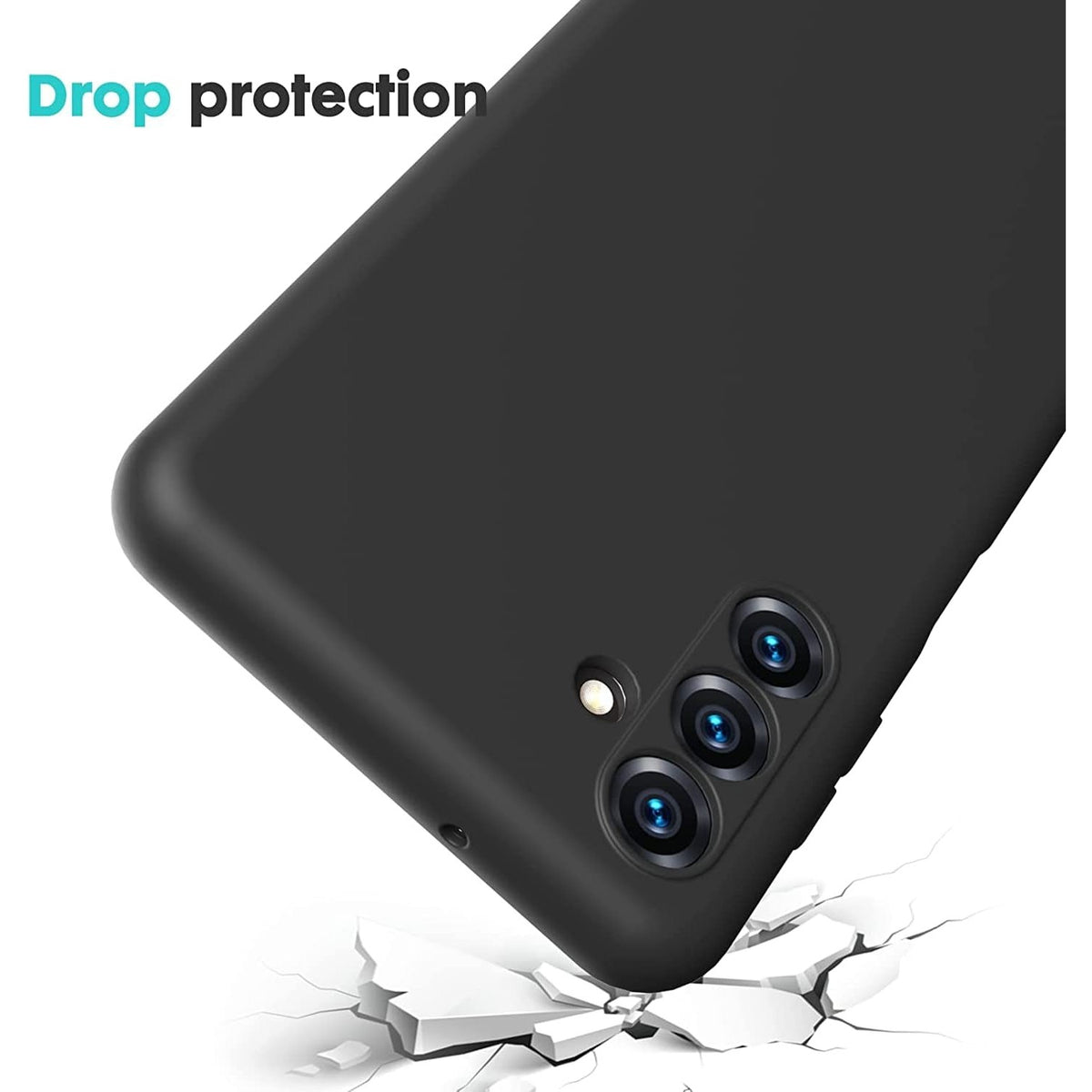 Husă Samsung Galaxy S24 FE, silicon, negru