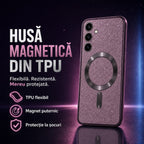 Husă Samsung Galaxy S24, magnetică MagSafe, mov