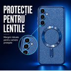 Husă Samsung Galaxy S24 Plus, magnetică MagSafe, albastru marin