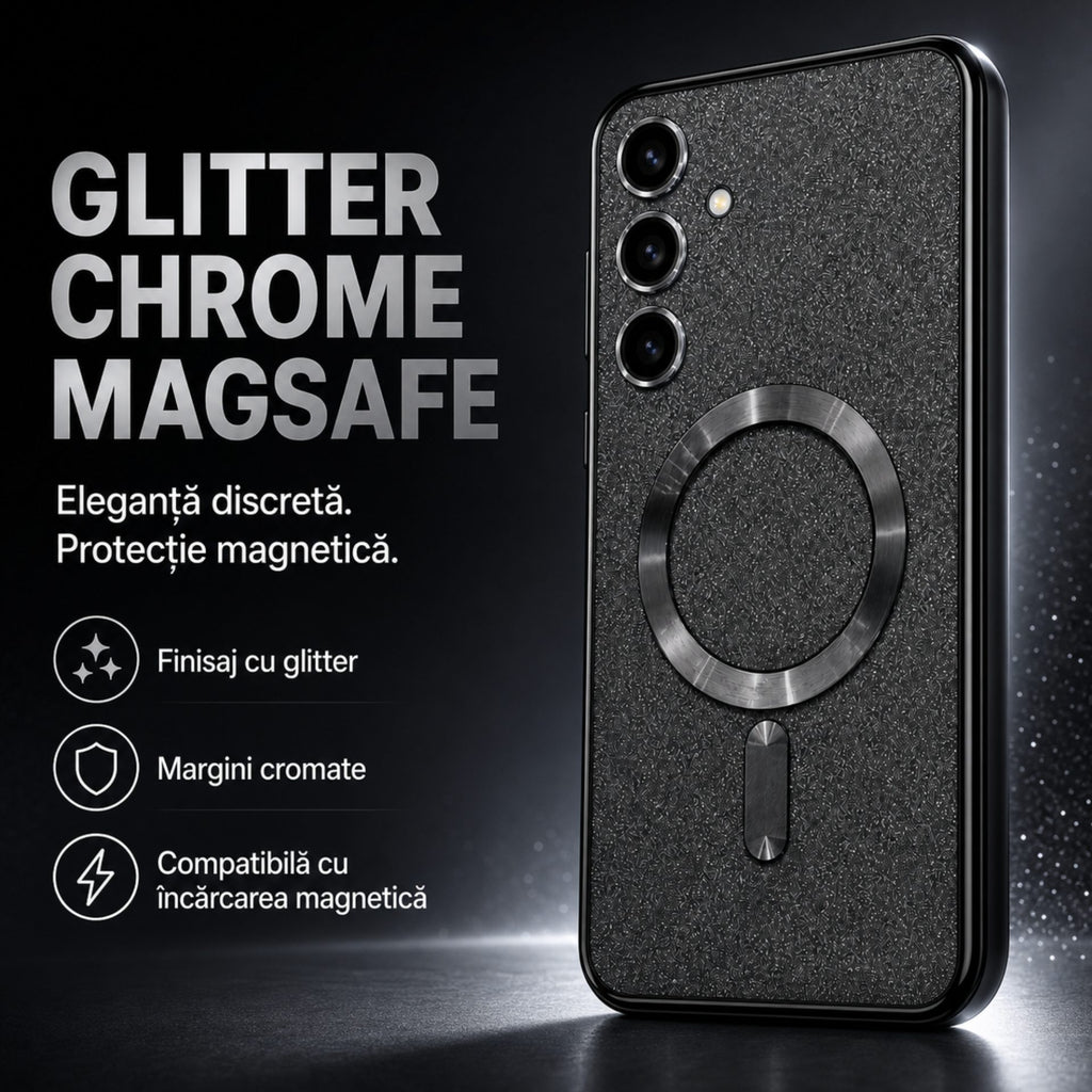 Husă Samsung Galaxy S24 Plus, magnetică MagSafe, negru