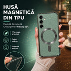 Husă Samsung Galaxy S24 Plus, magnetică MagSafe, verde