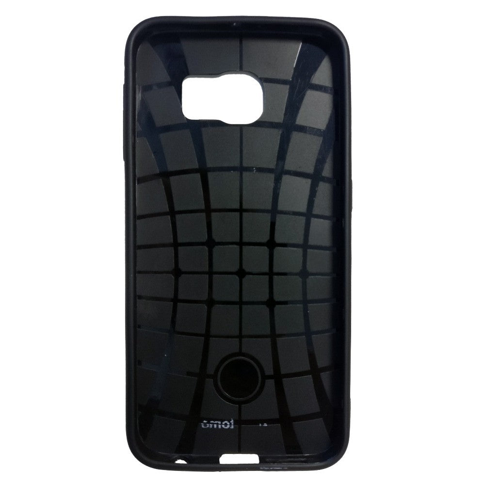 Husă Samsung Galaxy S6, cu aspect metalic, în două culori, mov