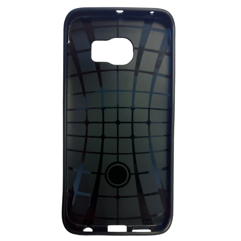 Husă Samsung Galaxy S6 Edge, cu aspect metalic, mov