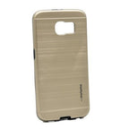 Husă Samsung Galaxy S7 Edge, cu aspect metalic, cu textură periată, roz