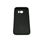 Husă Samsung Galaxy S7 Edge, cu spate din sticlă în degrade, albastru