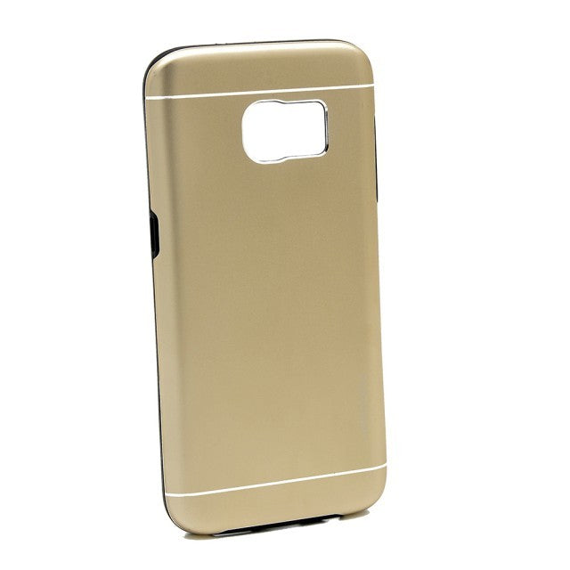 Husă Samsung Galaxy S8, cu aspect metalic, auriu