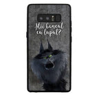 Husă Samsung Galaxy S8, cu imprimeu și mesaj, mesaj lup