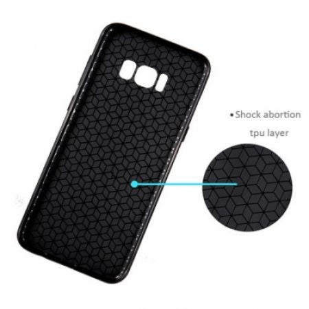 Husă Samsung Galaxy S8, model carbon, negru