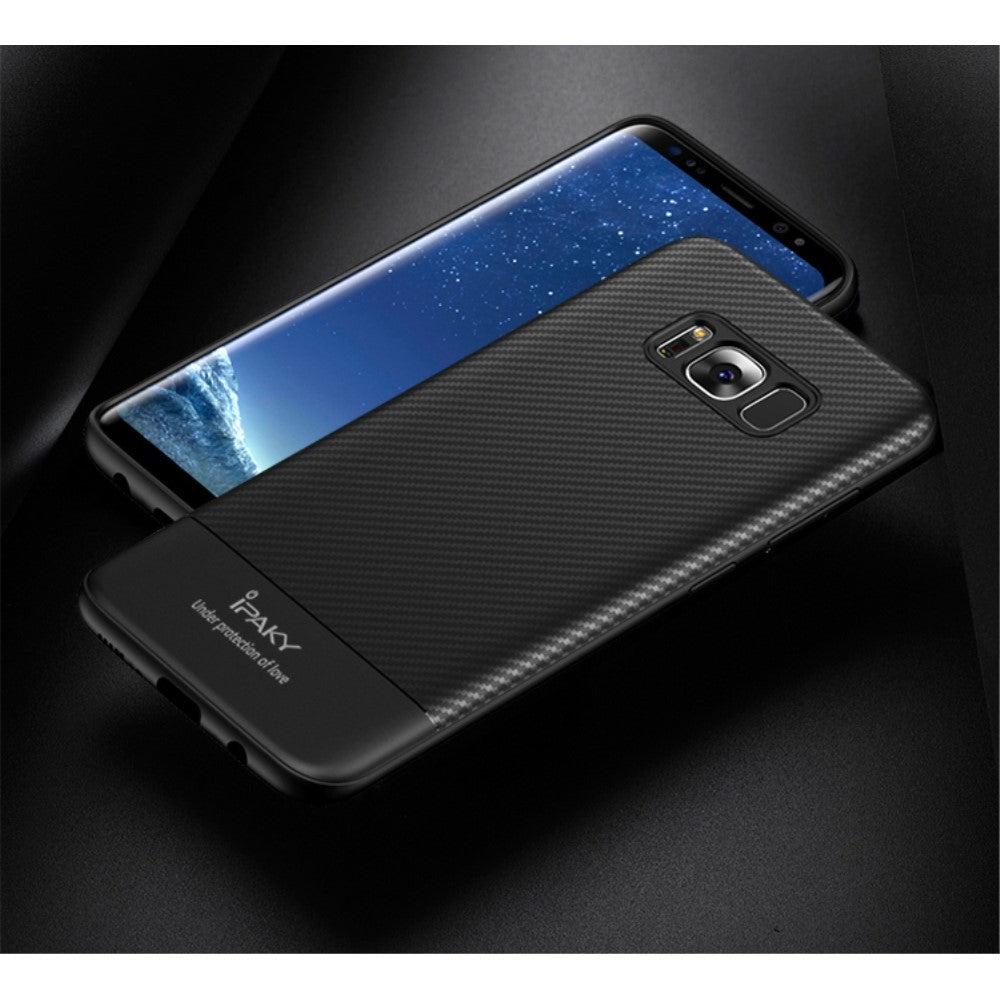 Husă Samsung Galaxy S8, model carbon, subțire, negru