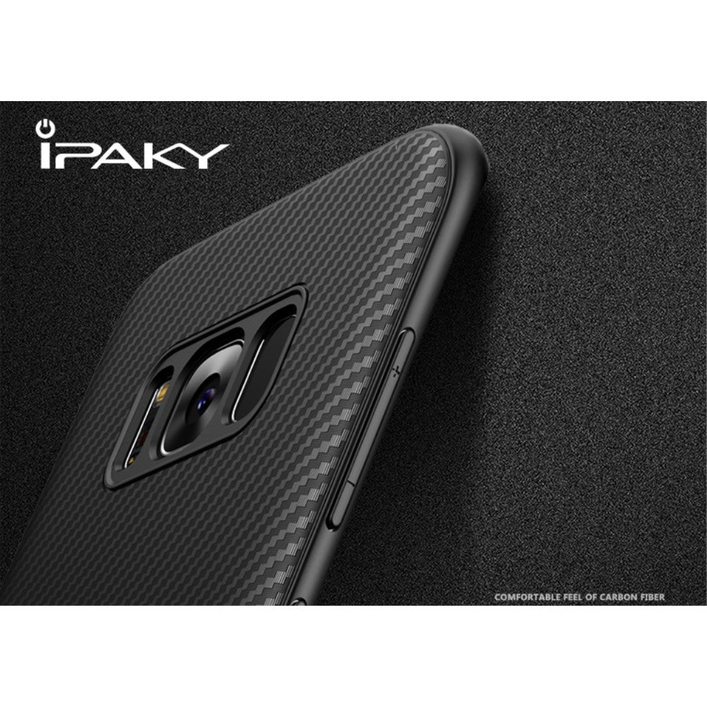 Husă Samsung Galaxy S8, model carbon, subțire, negru