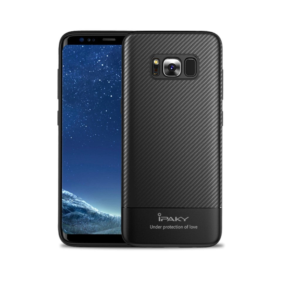 Husă Samsung Galaxy S8, model carbon, subțire, negru