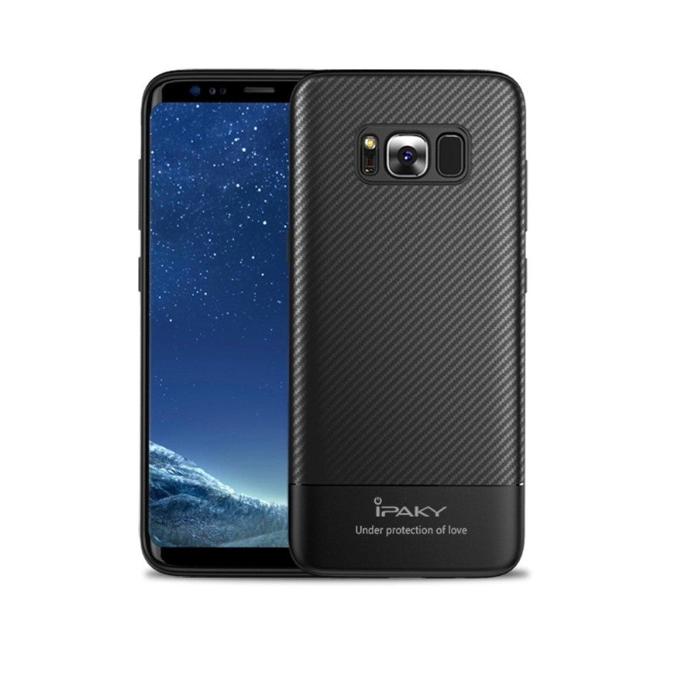Husă Samsung Galaxy S8, model carbon, subțire, negru