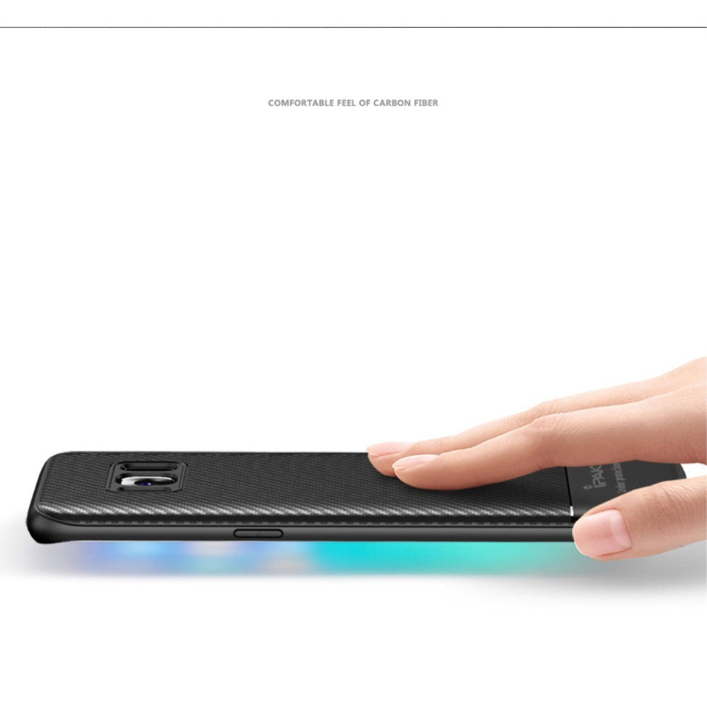 Husă Samsung Galaxy S8, model carbon, subțire, negru
