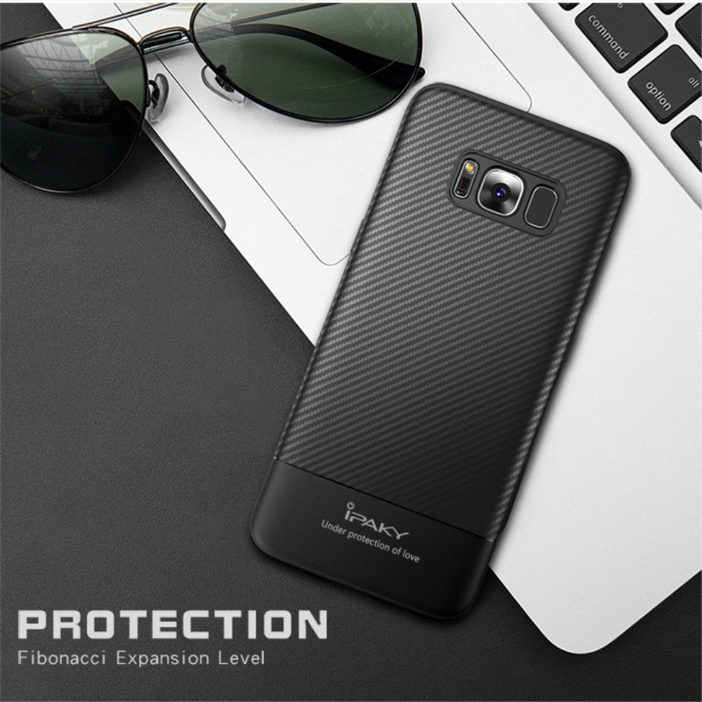 Husă Samsung Galaxy S8, model carbon, subțire, negru