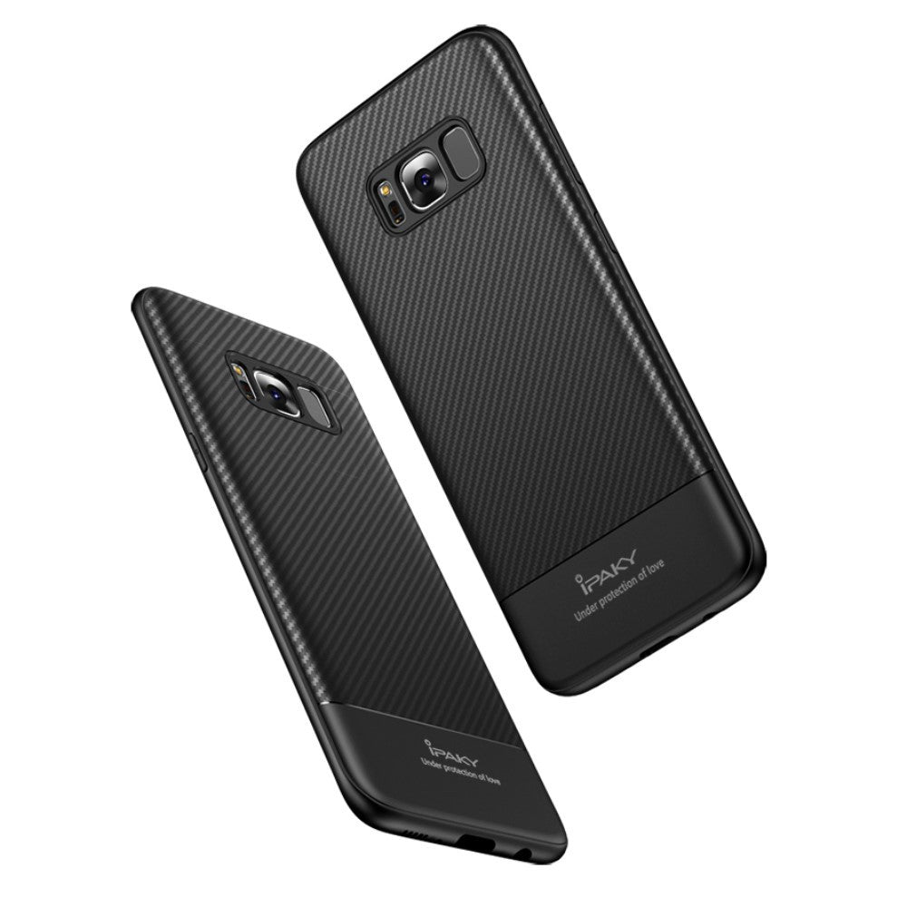 Husă Samsung Galaxy S8, model carbon, subțire, negru