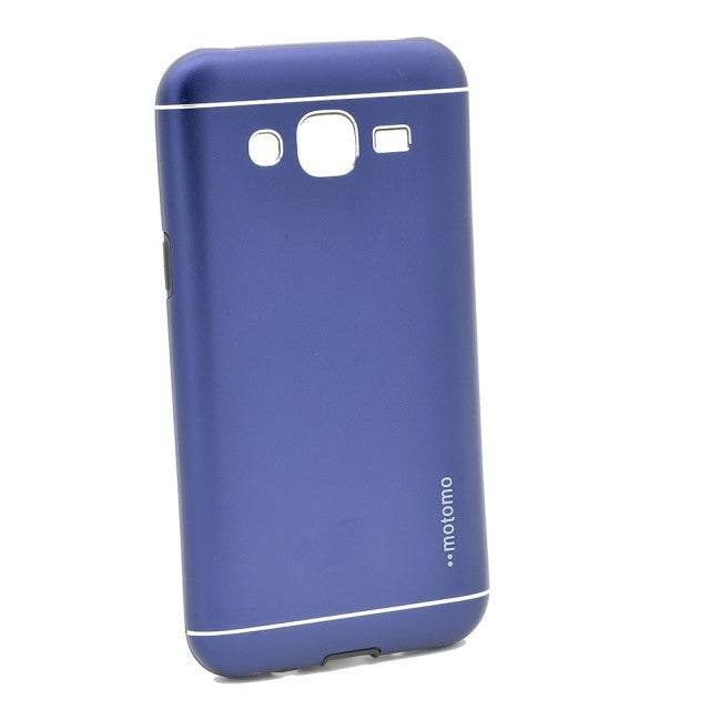Husă Samsung Galaxy S8 Plus, cu aspect metalic, albastru