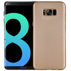 Husă Samsung Galaxy S8 Plus, model carbon, auriu
