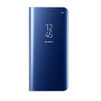 Husă Samsung Galaxy S8 Plus, tip carte cu oglindă, albastru