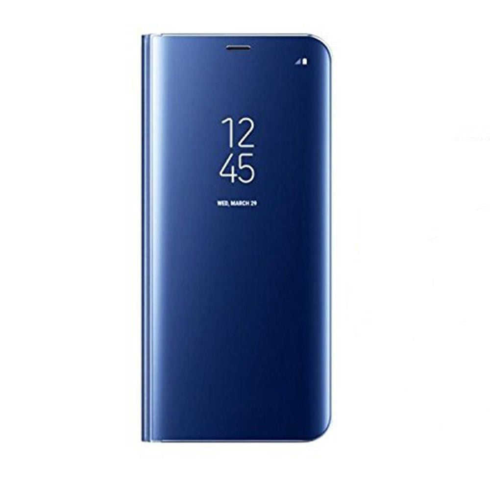 Husă Samsung Galaxy S8 Plus, tip carte cu oglindă, albastru
