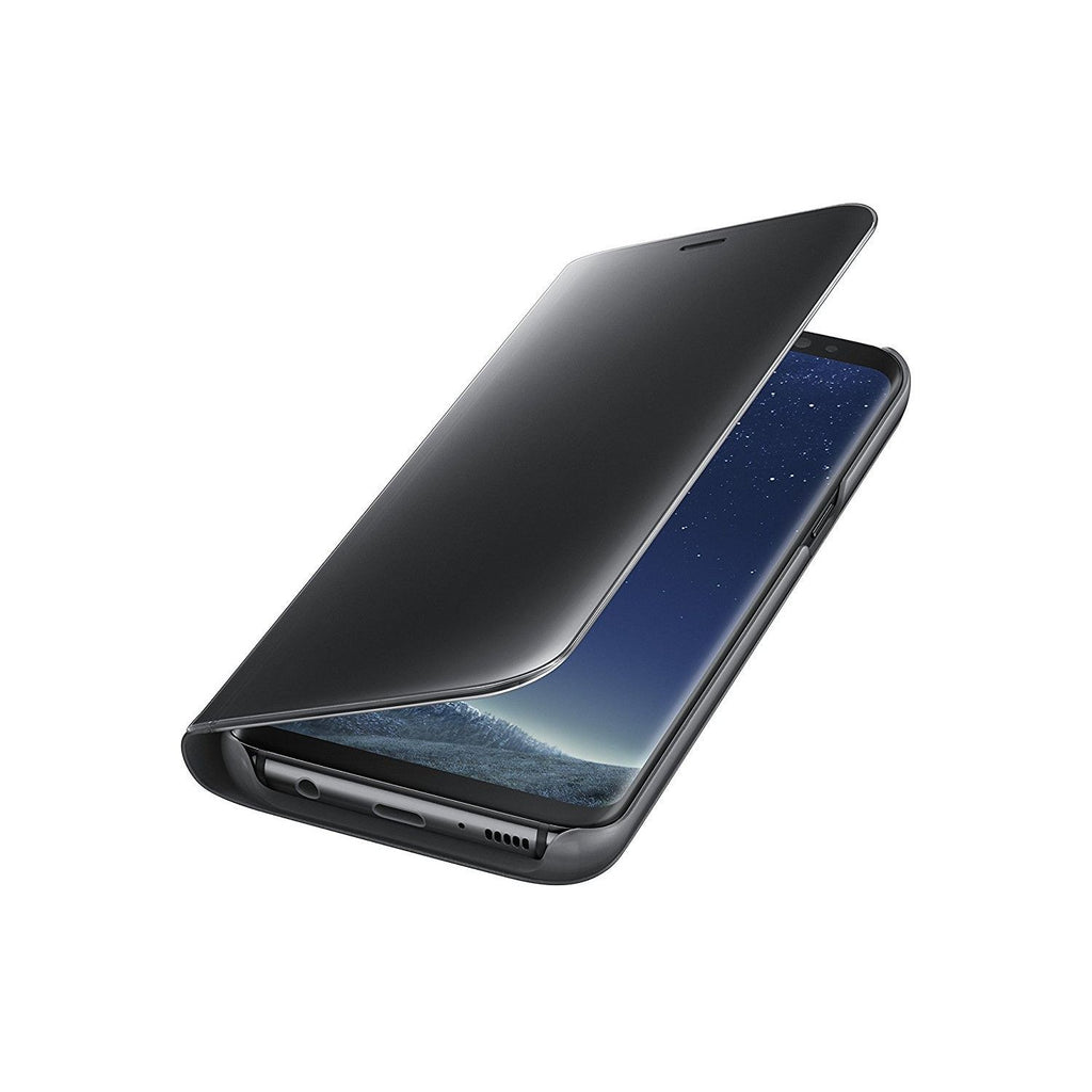 Husă Samsung Galaxy S8 Plus, tip carte cu oglindă, negru