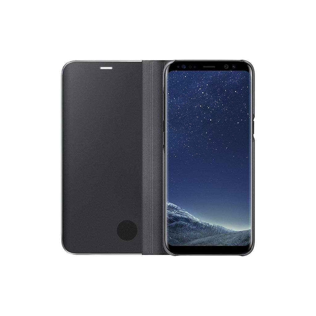 Husă Samsung Galaxy S8 Plus, tip carte cu oglindă, negru