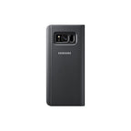 Husă Samsung Galaxy S8 Plus, tip carte cu oglindă, negru