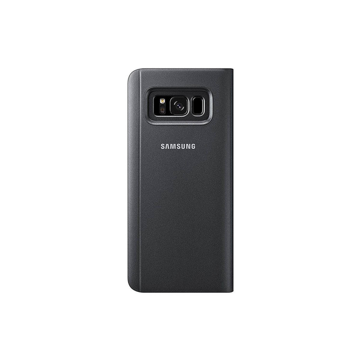 Husă Samsung Galaxy S8 Plus, tip carte cu oglindă, negru