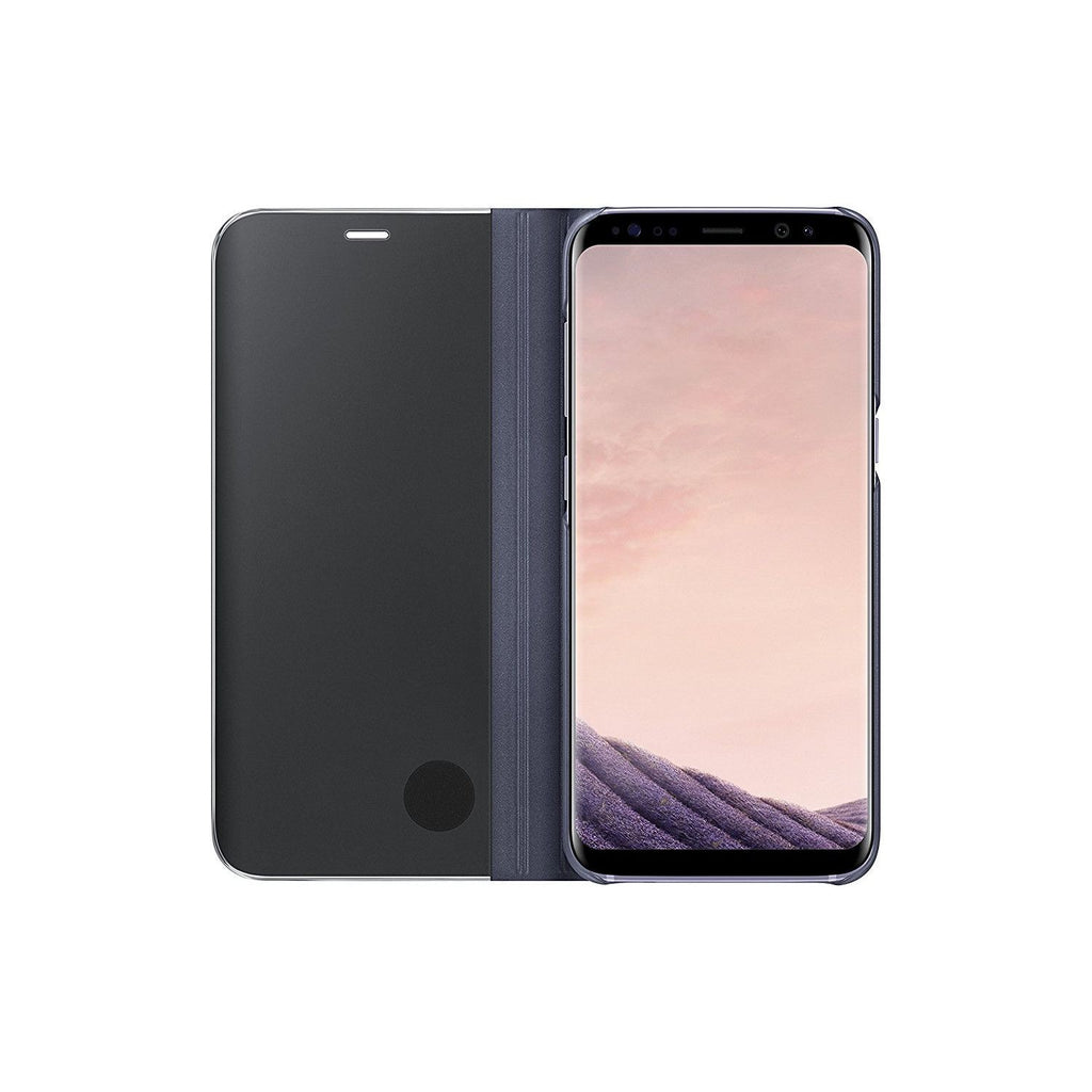 Husă Samsung Galaxy S8 Plus, tip carte cu oglindă, negru