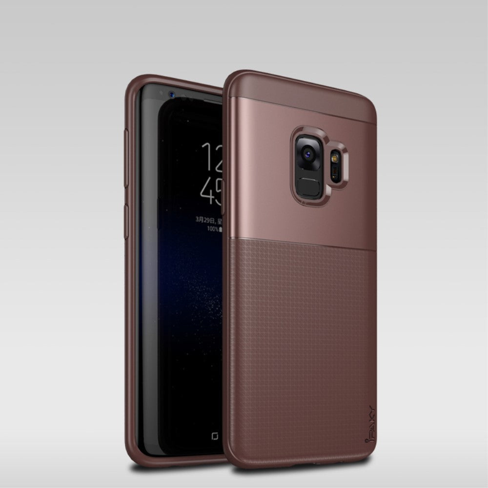 Husă Samsung Galaxy S9, antișoc, maro