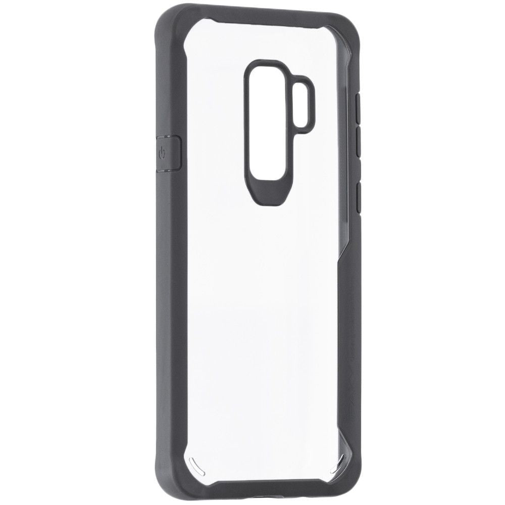 Husă Samsung Galaxy S9, antișoc, transparentă, cu margini întărite, gri