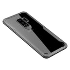 Husă Samsung Galaxy S9, antișoc, transparentă, cu margini întărite, gri