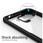 Husă Samsung Galaxy S9, antișoc, transparentă, cu margini întărite, negru