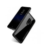 Husă Samsung Galaxy S9, antișoc, transparentă, cu margini întărite, negru