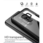 Husă Samsung Galaxy S9, antișoc, transparentă, cu margini întărite, negru