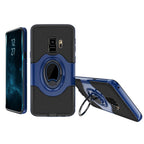 Husă Samsung Galaxy S9, cu inel-suport, albastru