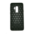 Husă Samsung Galaxy S9 Plus, antișoc, cu model carbon periat, negru