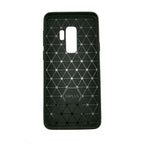 Husă Samsung Galaxy S9 Plus, antișoc, cu model carbon periat, negru