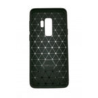 Husă Samsung Galaxy S9 Plus, antișoc, cu model carbon periat, negru
