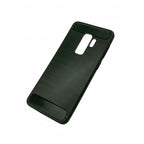 Husă Samsung Galaxy S9 Plus, antișoc, cu model carbon periat, negru
