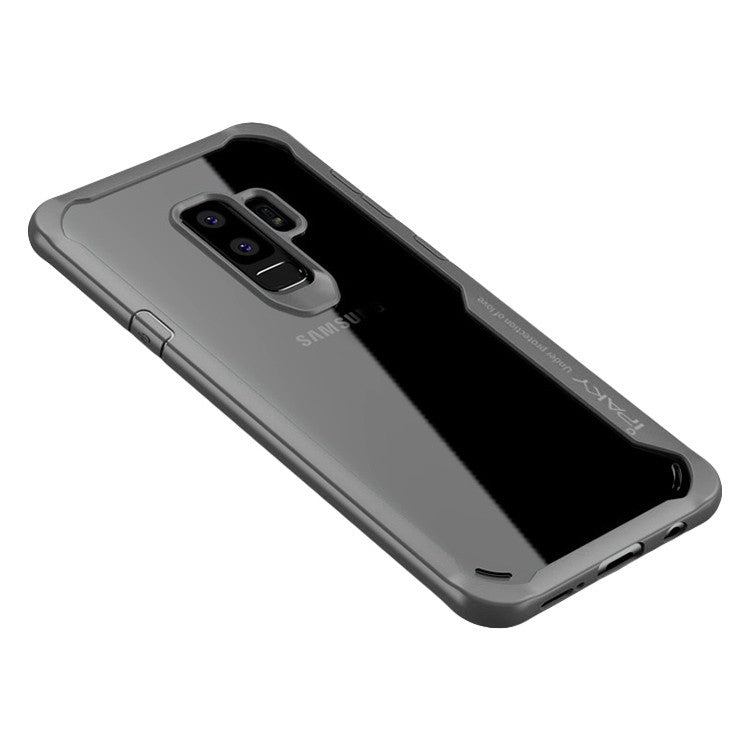 Husă Samsung Galaxy S9 Plus, antișoc, transparentă, cu margini întărite, maro