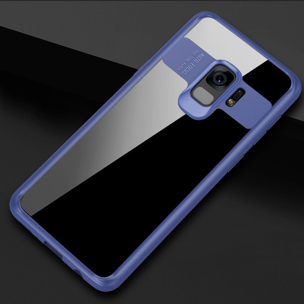 Husă Samsung Galaxy S9 Plus, spate rigid, albastru