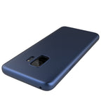 Husă Samsung Galaxy S9 Plus, spate rigid, mată, subțire, albastru