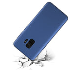 Husă Samsung Galaxy S9 Plus, spate rigid, mată, subțire, albastru