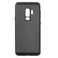 Husă Samsung Galaxy S9 Plus, spate rigid, ultra-subțire, perforată, negru