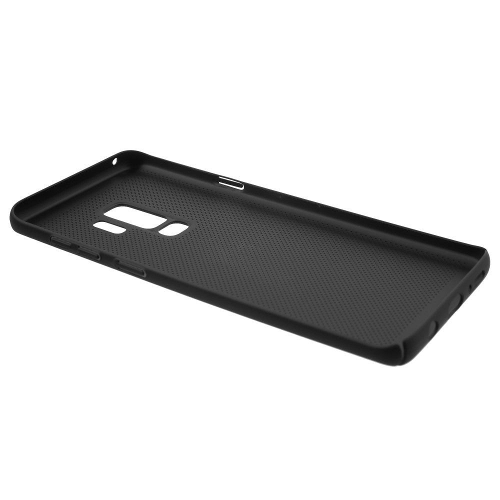 Husă Samsung Galaxy S9 Plus, spate rigid, ultra-subțire, perforată, negru