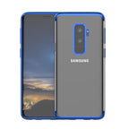 Husă Samsung Galaxy S9 Plus, transparentă, albastru