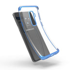 Husă Samsung Galaxy S9 Plus, transparentă, albastru