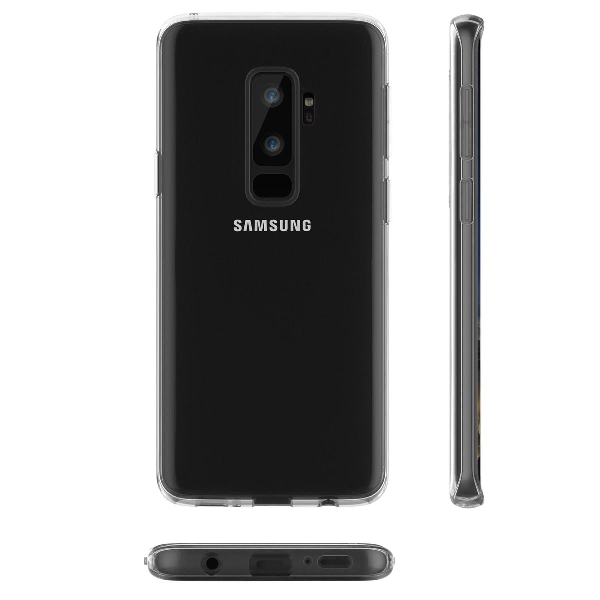 Husă Samsung Galaxy S9 Plus, transparentă, de 0,6 mm, transparent